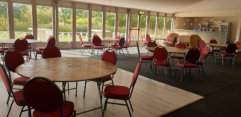 De zaal werd Covid Proof opgesteld